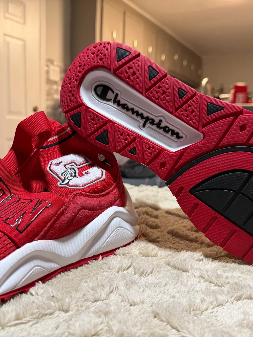 Champion Rally Pro Collegiate 'Scarlet Red' Sneaker (Size 12 US, NWT)